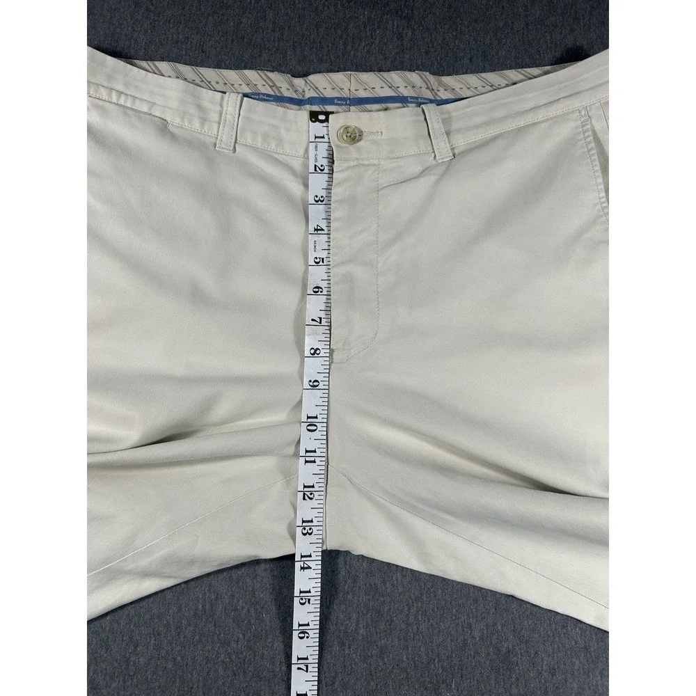 Tommy Bahama Boracay Flat‎ Front Chino Pants Khaki Beige Men's Size 38